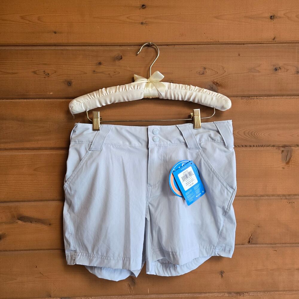 Columbia Shorts NWT Gray Coral Point III UPF 50 5" Inseam Hiking Fishing Pocket - Picture 2 of 4